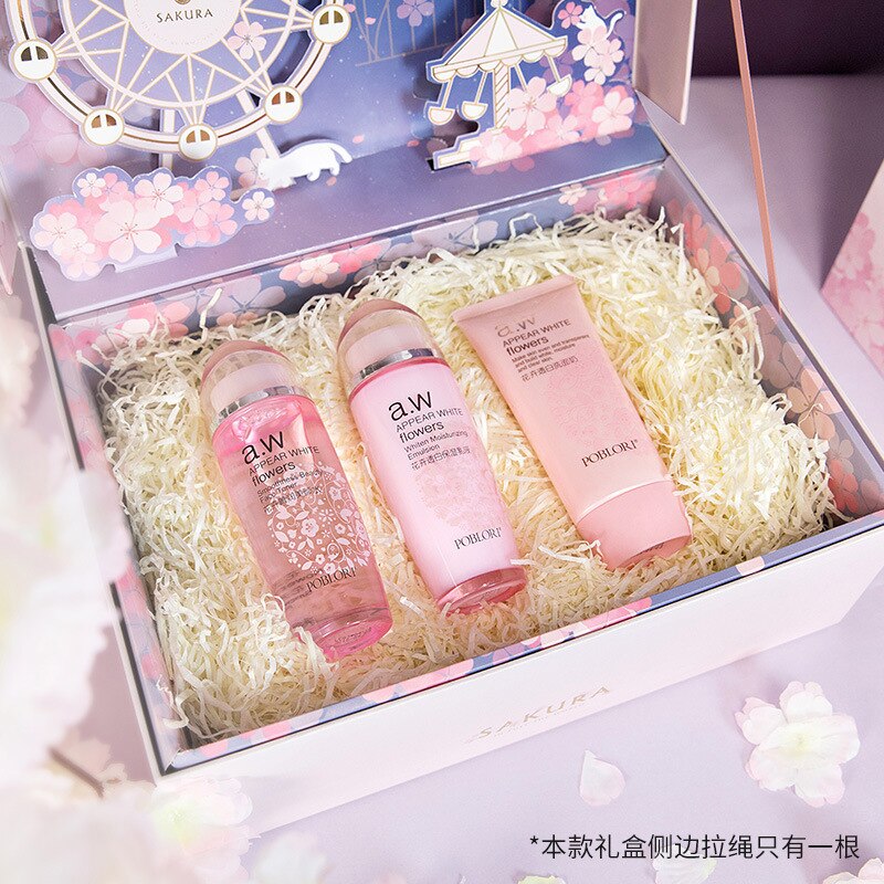 Square Forest Park Season Box Companion Hand Romantic Carton Girlfriend Lover Boxing Box Valentine Box