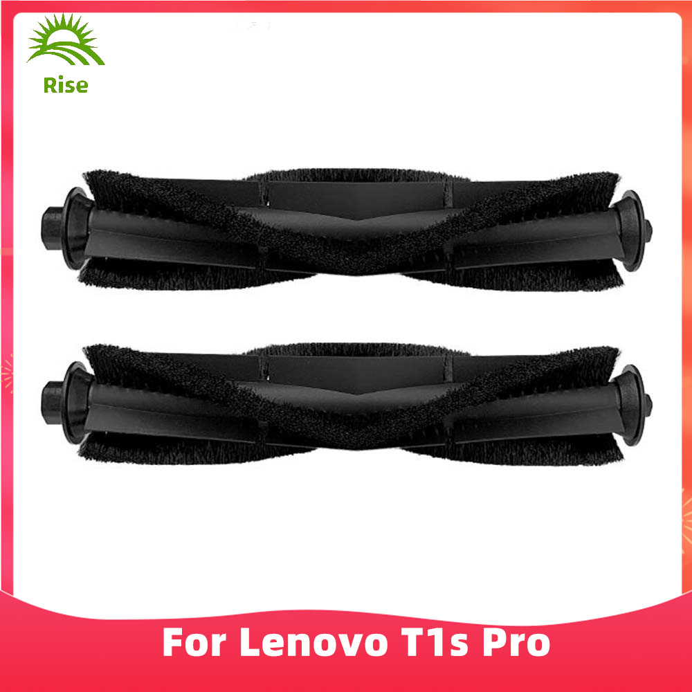 Compatible con ( Lenovo T1S Pro / T1 Pro / Proscenic M7 Pro / Honiture Q6 ) Cepillo principal y lateral, filtro HEPA, bolsa de polvo, paño de fregado, accesorio de repuesto.: Verde claro