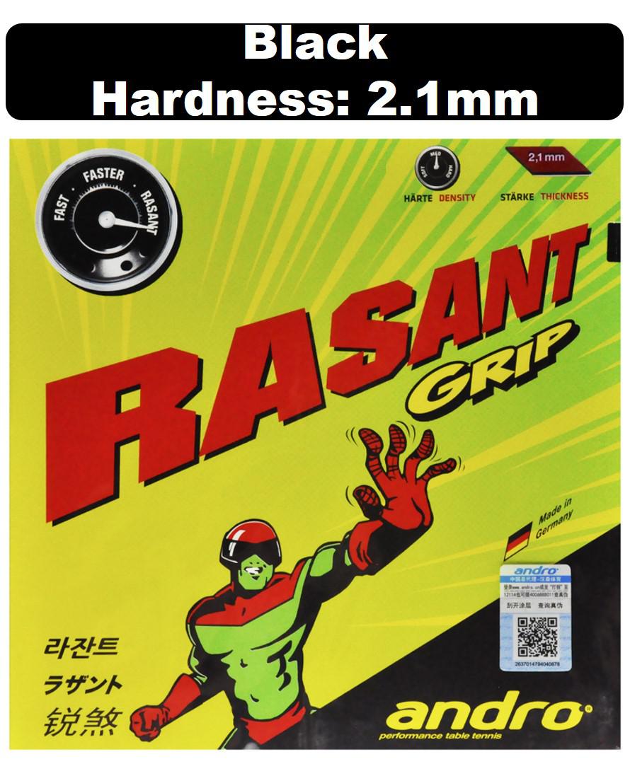 Genuine Andro Tenis De Mesa goma Rasant Grip granos en Pips-En Ping Pong esponja Tenis De Mesa: G black