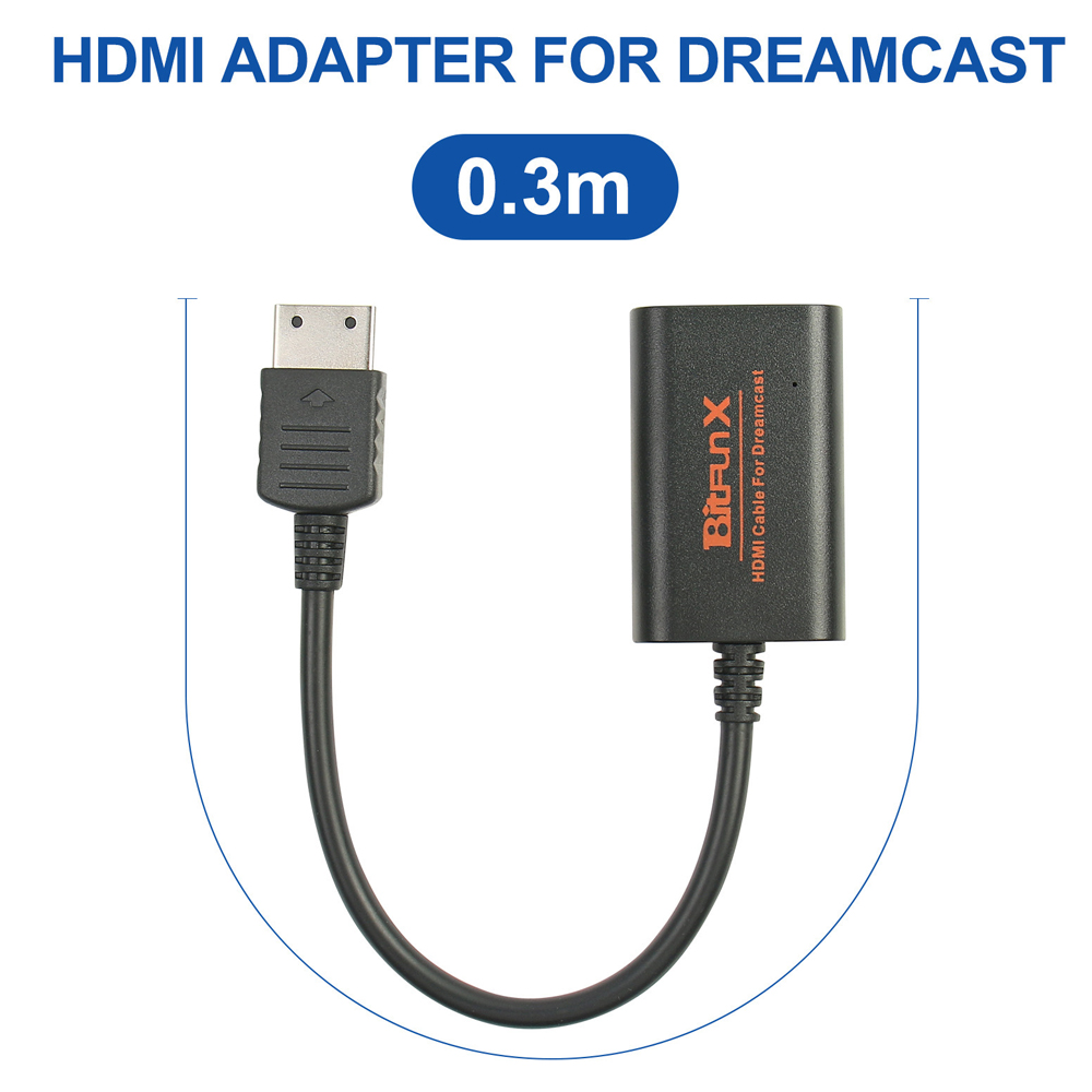 HDMI Adapter for Sega Dreamcast Consoles HDMI/HD Cable for Sega Dreamcast