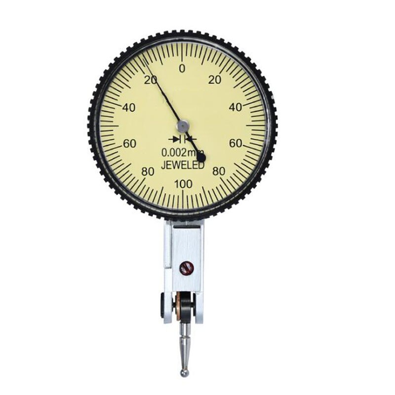 Lever Dial Indicator Dial Gauge 0.8/0.2mm Fully Enclosed Dial Tester Reverse Rotation Shockproof Dial Gauge Measurement Tool: Thousands of cents