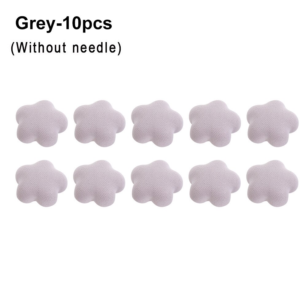 10Pcs Quilt Holder Flower/Heart Shape Non-slip Blanket Clip One Key to Unlock Blankets Cover Fastener Clip Bed Sheet Holder: Flower-Grey