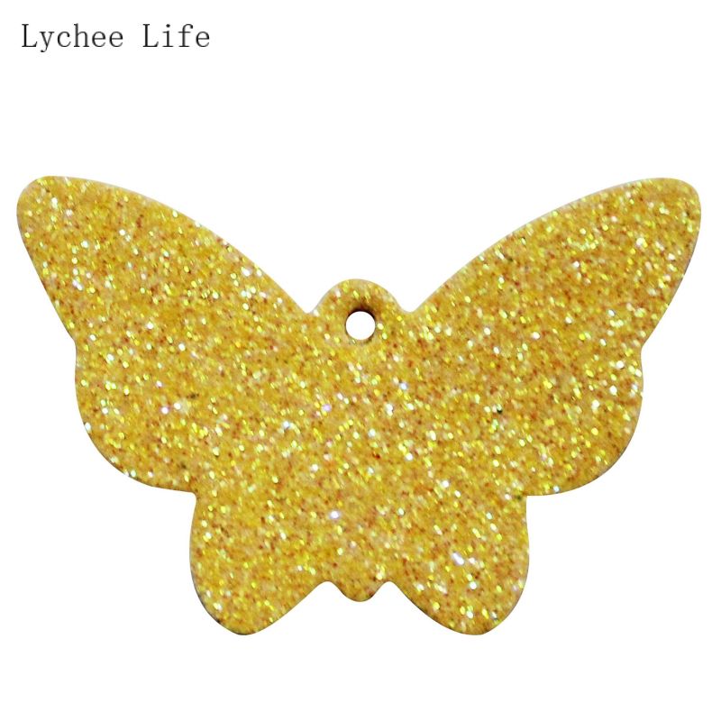 Lychee Leven 10 Stks/partij Vlinder Lederen Pads Handgemaakte Diy Oorbellen Oorsteker Sieraden Materiaal Leer Maken Accessoires: 11