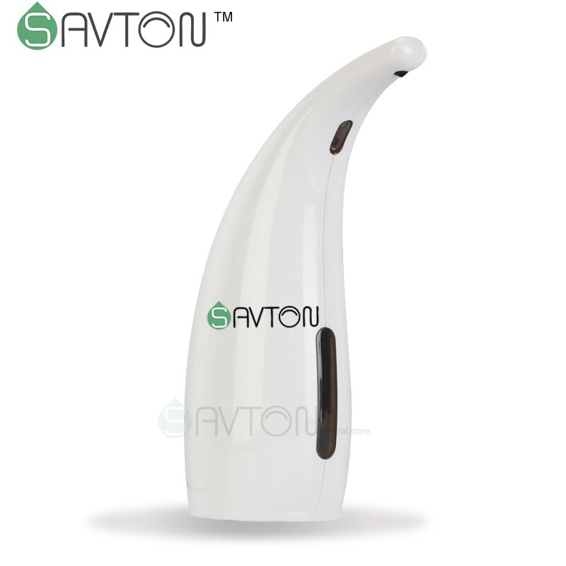 SAVTON 300ml Dispenser Automatic Soap Hand Sanatizer Dispenser Foam Soap Dispenser Non-contact Smart Bathroom Accessories: White C Foaming