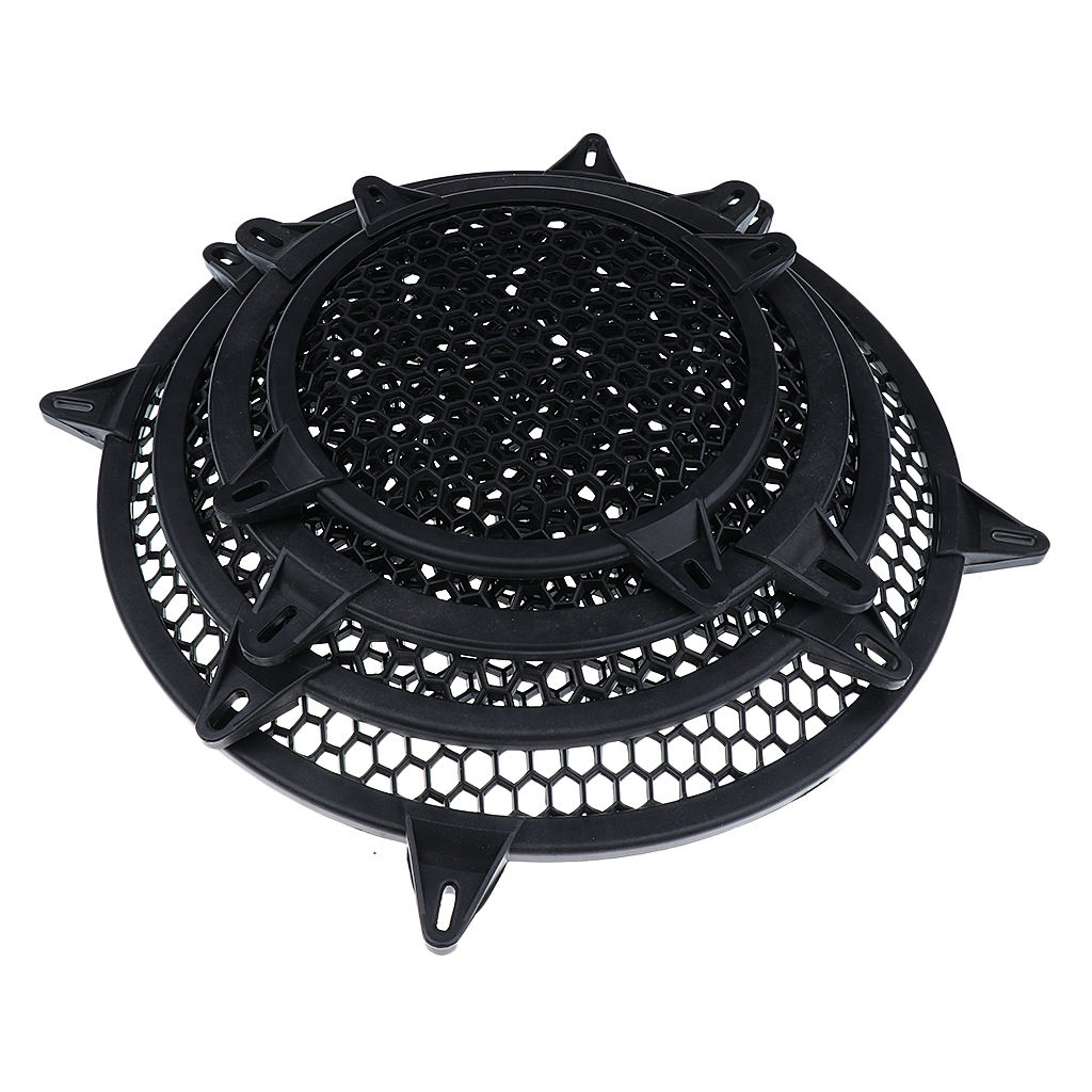 Universal Car Plastic Speaker Subwoofer Amplifier Cover Grill Mesh