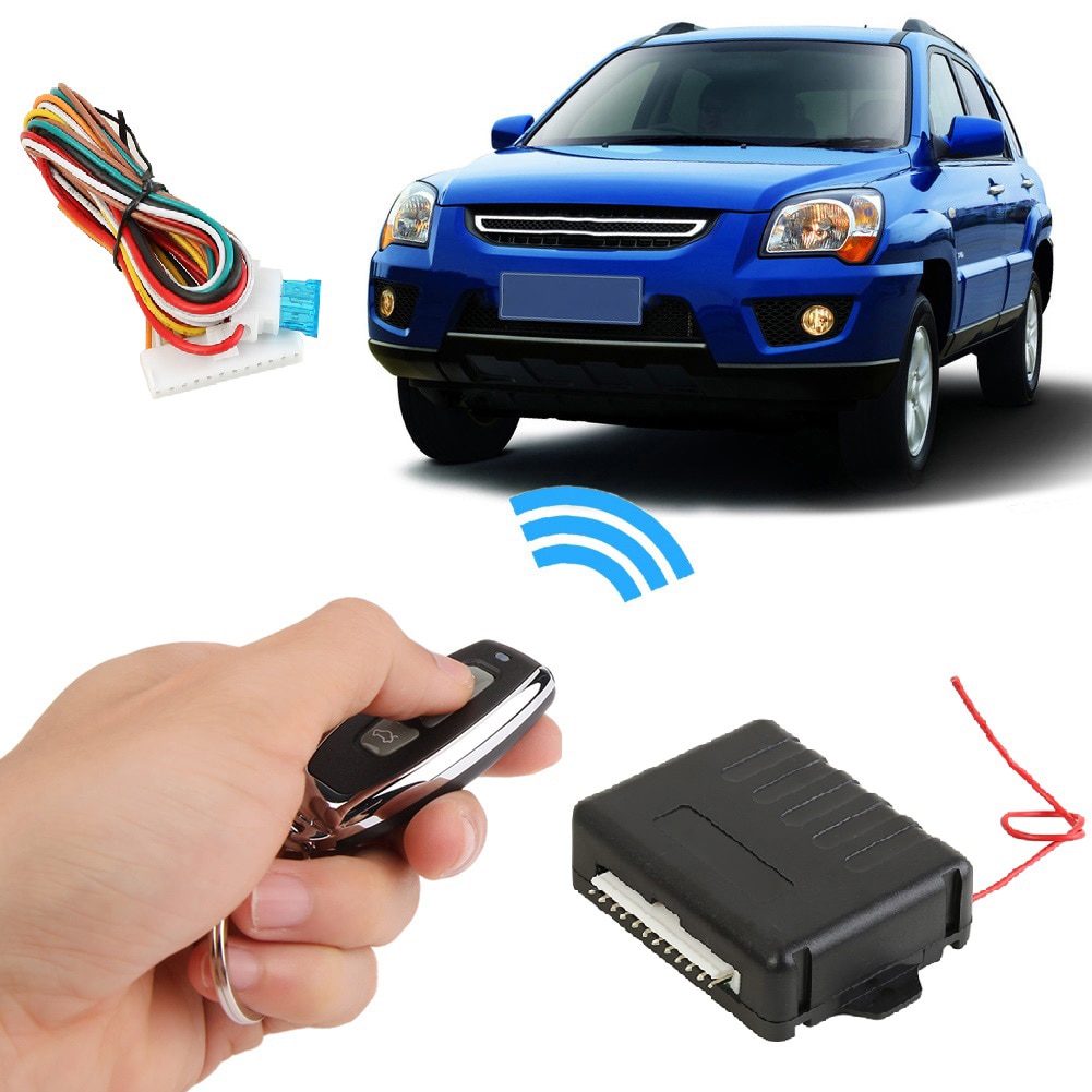 Universal Door Lock Kit Keyless Entry Alarm System Car Remote Central 410/T232 for Unique Parts Portable Car Ornaments