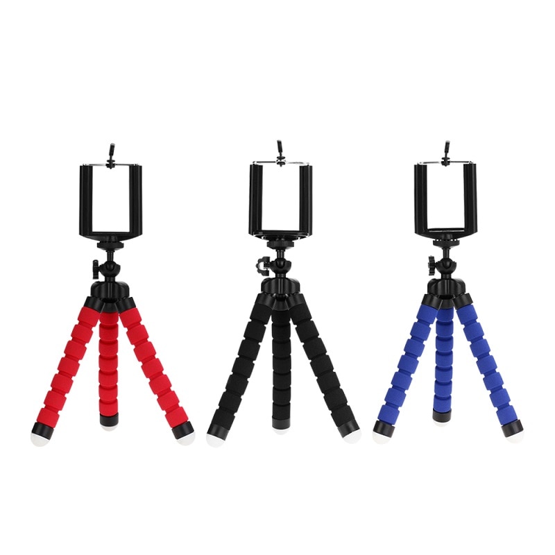Universel sans fil Bluetooth trépied support à distance Flexible pieuvre téléphone caméra Selfie bâton trépied montage support de poulpe