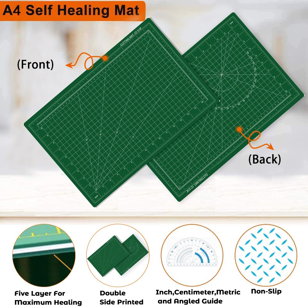 A3 a4 placa da esteira de corte do pvc gravura almofada dura durável caligrafia prancha corte almofada retalhos ferramentas manual diy modelo ferramenta