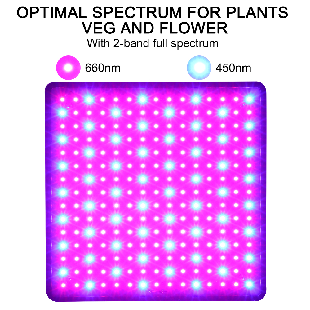Led crescer painel de luz espectro completo com ir & uv planta crescente lâmpadas para plantas de interior hidropônico estufa