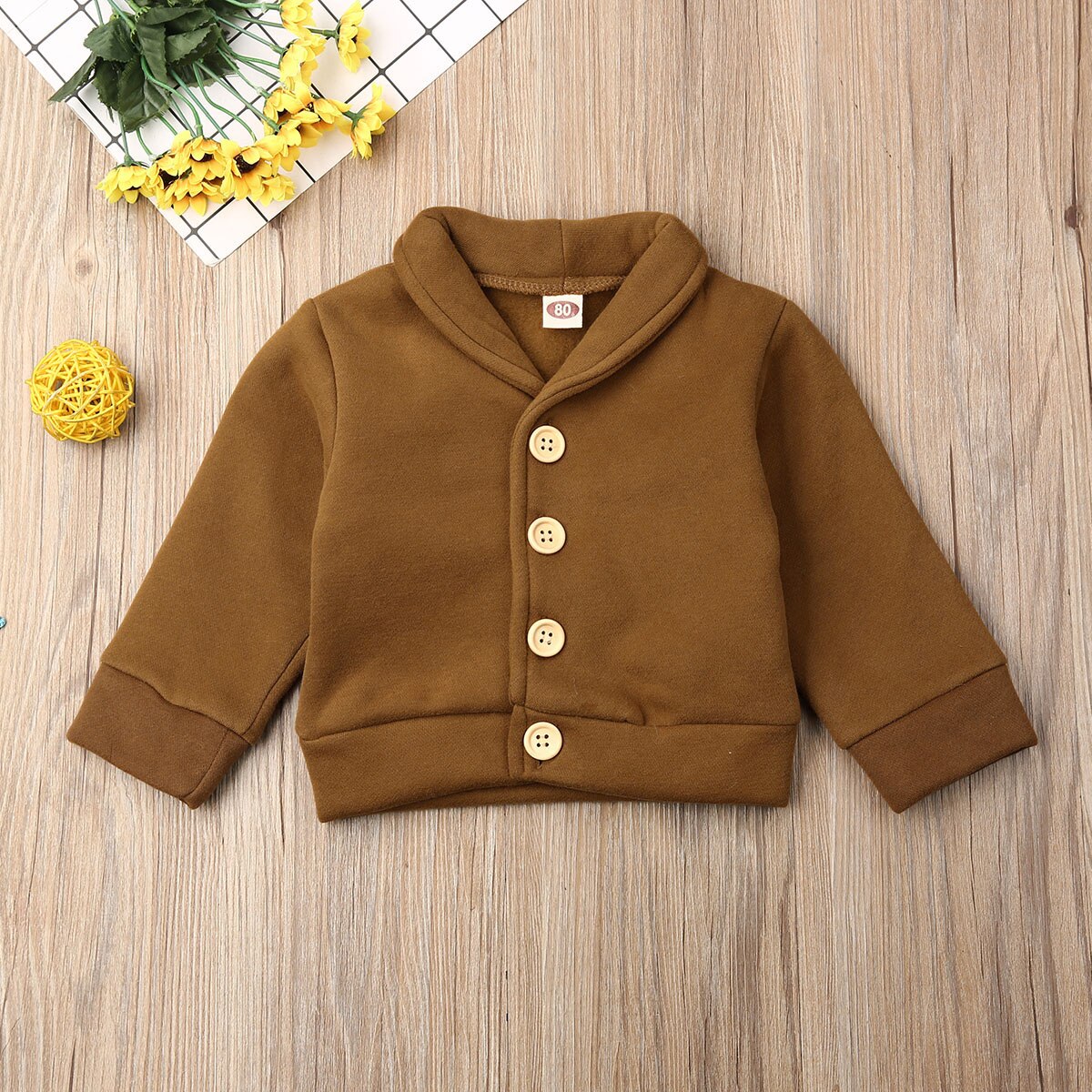 CA Peuter Baby Jongens Kleding Met Lange Mouwen Top Herfst Winter Jasje Uitloper