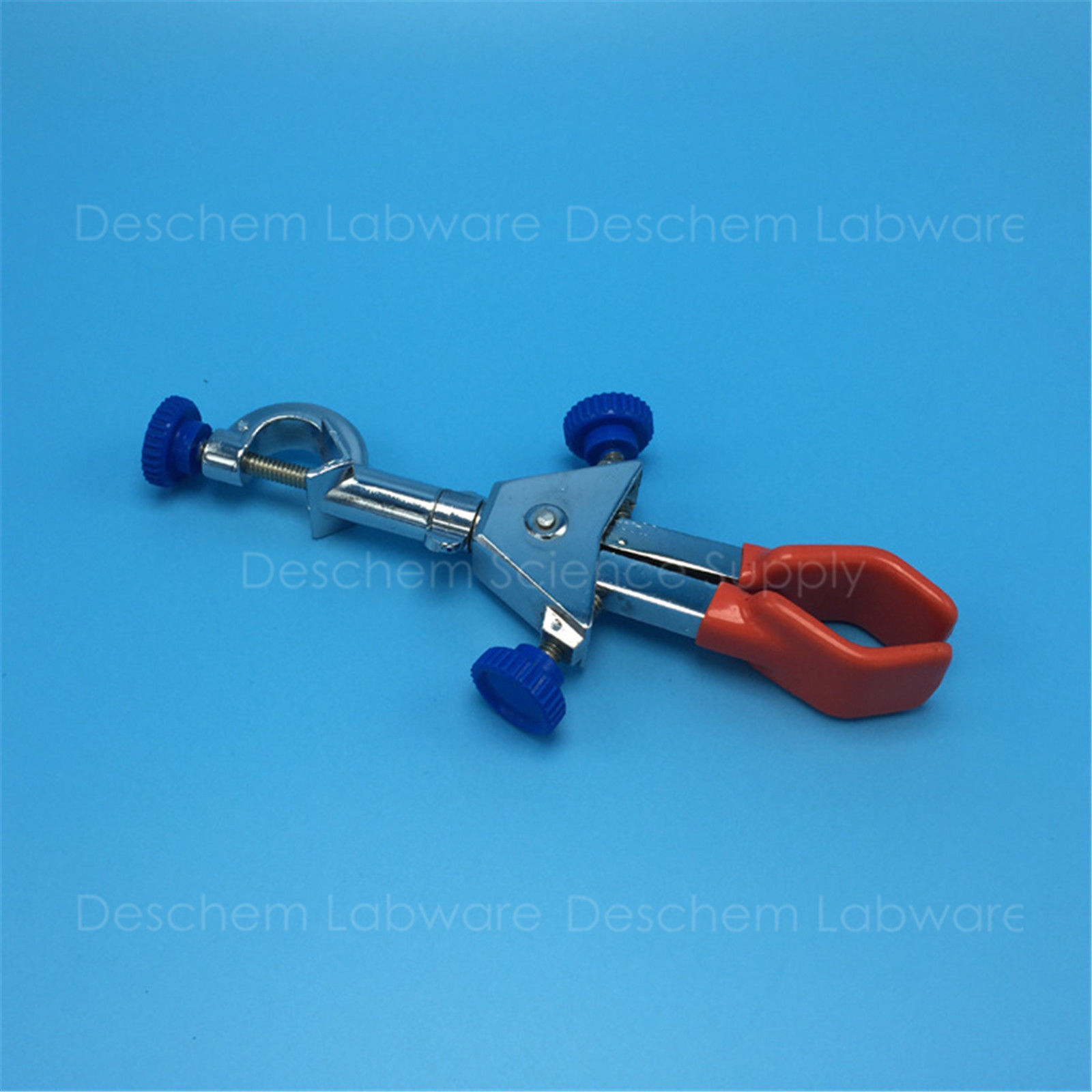 Swivel Flask Clamp,Test Tube,Condenser Lab Holder,Two-Adjustable Clips