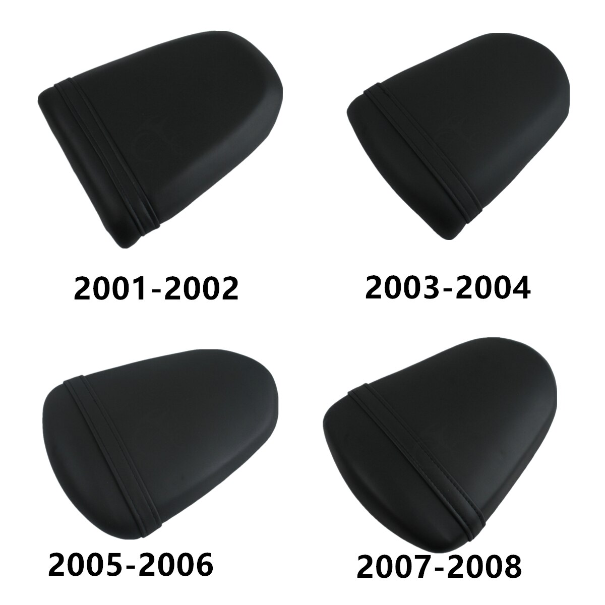 Motorcycle Seat For Suzuki GSXR1000 GSX-R 1000 2001 2005 2006 2007 Rear Passenger Black