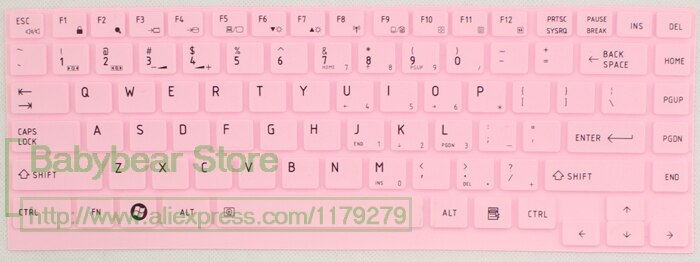 Silicone Keyboard Protective Film Cover Skin Protector For Toshiba R700 R830 Z830 U800 U800W U920T U900 Z935 W30T-A W30Da-A: allpink