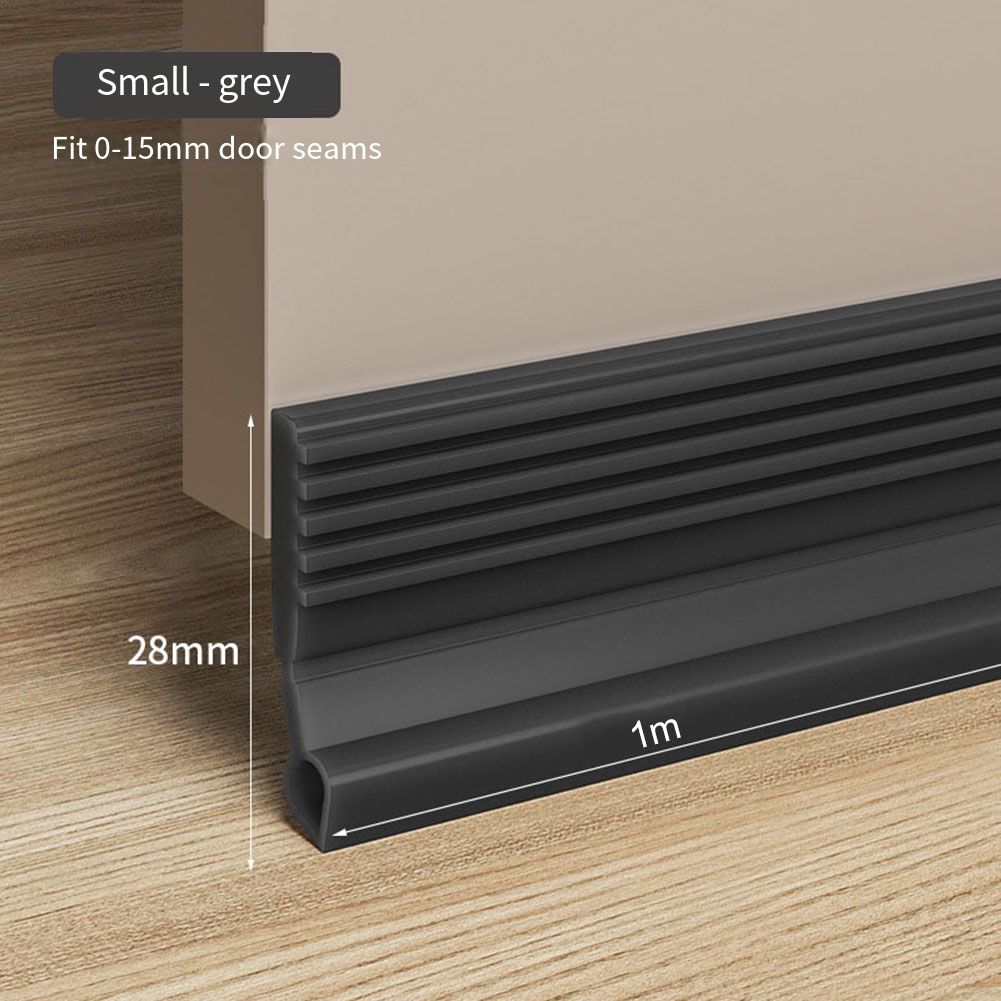 Tetningslist for bunndør tetningslist under døren tetningslister trekkstopper dørpakning kuldesperre vindtette striper: Lysegrønn