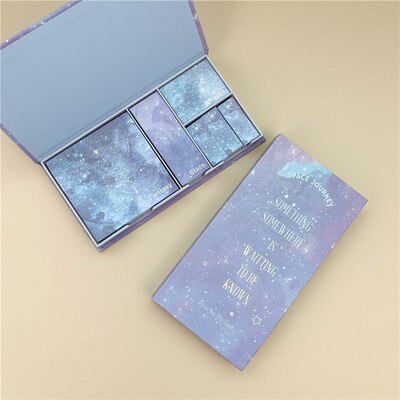 Creatieve leuke doos mode memo sticker Sticky Notes doos verpakt bericht paster