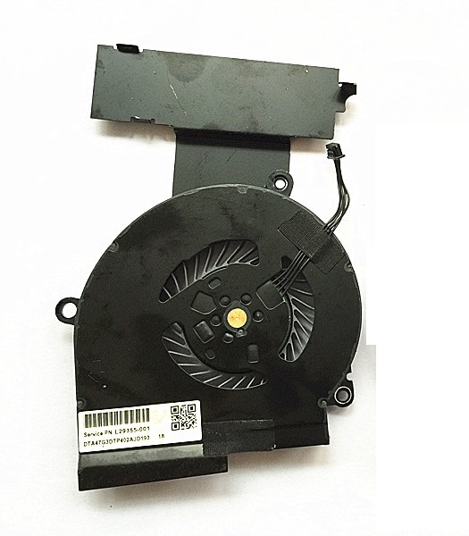 Rakstore Ventilador de refrigeración de GPU para HP OMEN 15-DC TPN-Q211 15-DC0013TX 15-DC0004TX 15-DC0005TX 15-DC0007TX 15-DC0009TX 15-DC0011TX 15-DC0013TX Ventilador silencioso (ventilador GPU