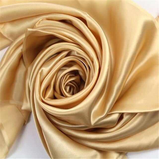 Zijde Charmeuse Satijnen Stof 19momme 44inch Glad Gevoel Organische Originele Textiel Zijde Hertogin Satijn Stof voor Dame Kleding: 13 champagne
