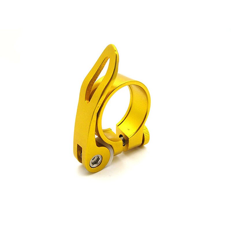 34.9mm Large Diameter Quick Release Bicycle Saddle Seat post Clamp Seatpost Mount Clip Holder Mountain Bike Cycling Parts TSLM1: Glod