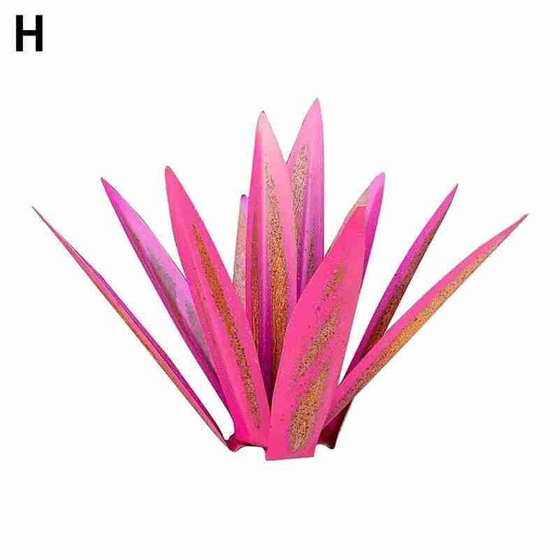Tequila – Sculpture rustique en métal pour décoration de maison, bricolage, jardin, maison, cour, feuilles d'extérieur, 9 pièces, Y4L8: H