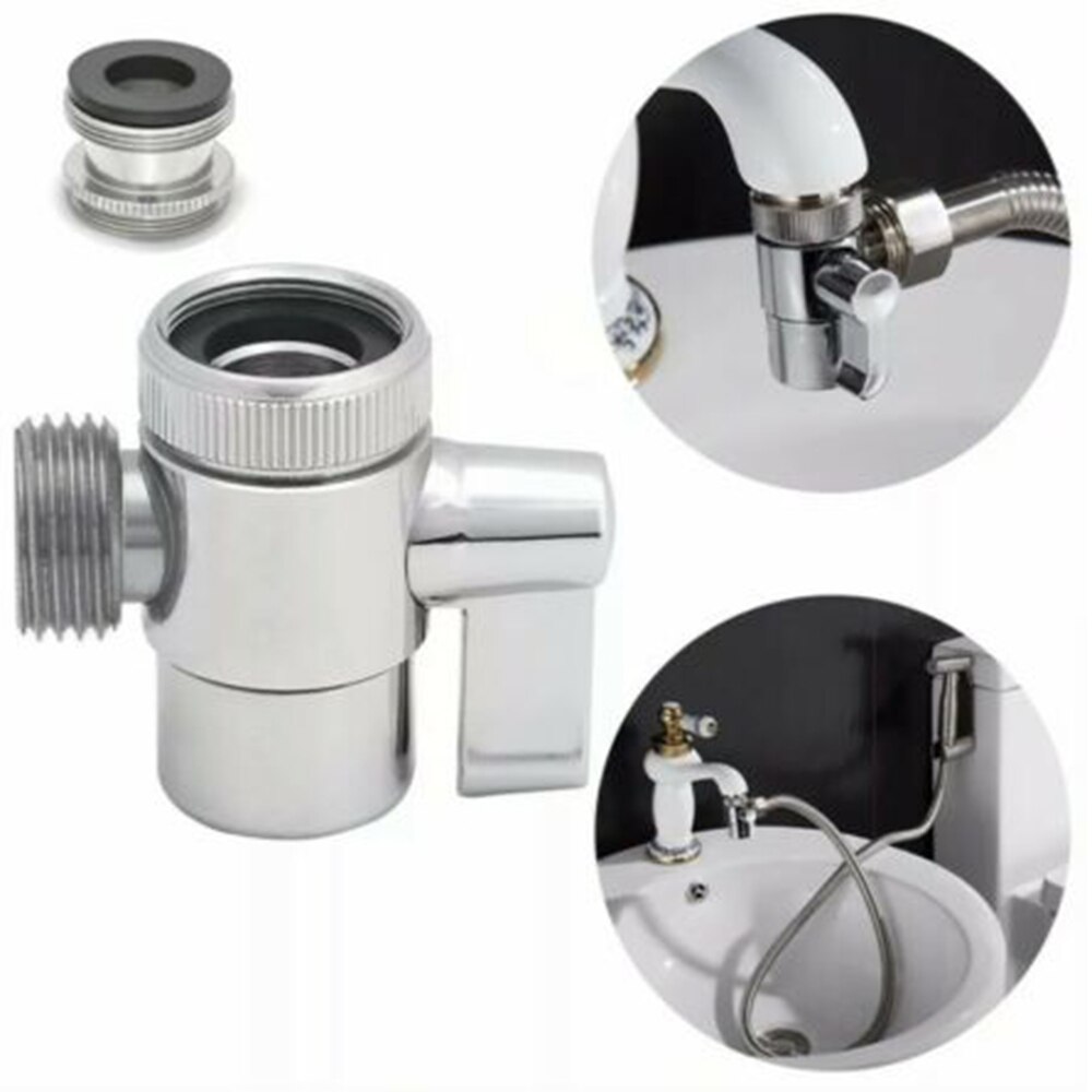 Schakelaar Kraan Adapter Aanrecht Splitter Omschakelklep Water Tap Connector Voor Wc Bidet Douche Kichen Accessoires