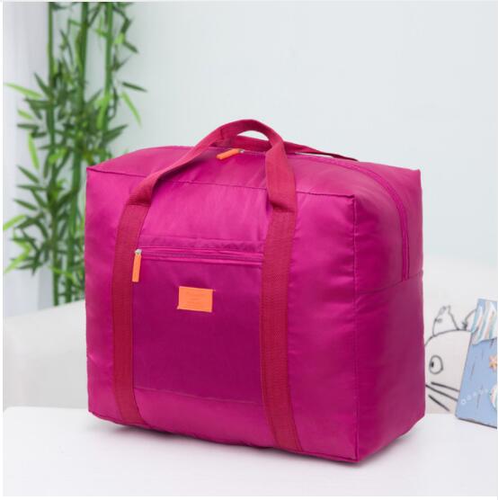 Large Casual Travel Bags Clothes Luggage Storage Organizer Collation Puch Cases Suitcase Accessories Supplies Item Stuff Product: purple red1