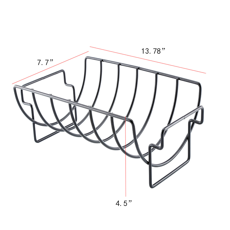 Nicht-Stock Rippe Regal Stehen Grill Rippe Braten Gestell Grillen BBQ Huhn Rindfleisch Rippen Gestell