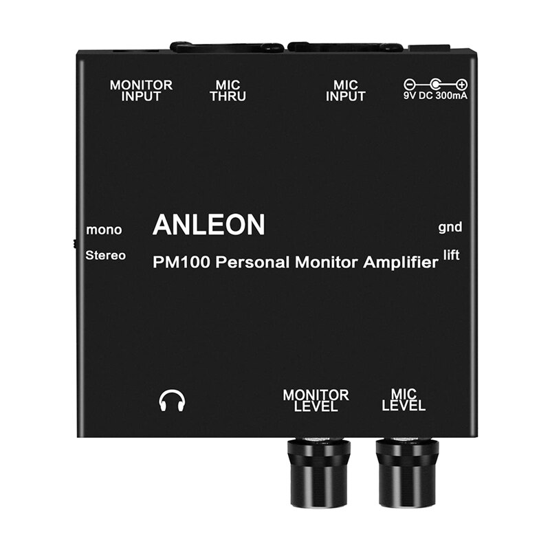 ANLEON-AMPLIFICADOR DE Monitor Personal PM100, para reproductor de teclado, baterista, músicos en vivo