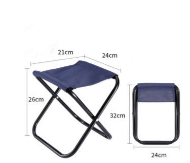 Suzakoo bærbar udendørs camping sammenklappelig rejsestol: B