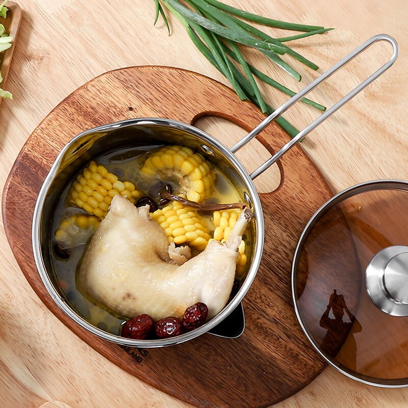 type separation pot, eagle mouth double guide pot, stainless steel, fast heating and wear-resistant