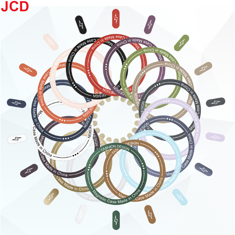 JCD 1pcs Magnetic Metal Plate Ring Metal Plate Sheet Wireless Charger Iron Sheet Sticker for Apple Magsafe Wireless Charging