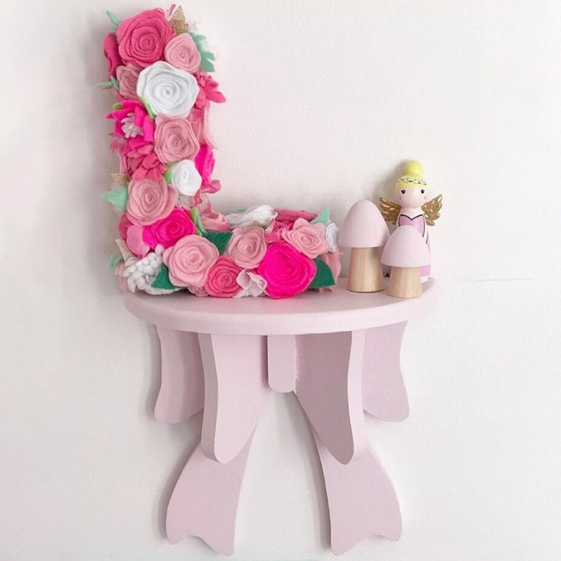 Estante de madera de estilo nórdico para decoración de habitación de Bebé y Niño, estantes decorativos de montaje en pared, organizador de almacenamiento, soporte para tablilla