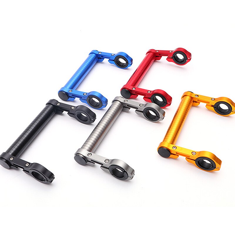 Fiets Stuur Extender, Fiets Stuur Extension Aluminium Mount Houder Dubbele Klem Fiets Beugel Fiets Accessoires