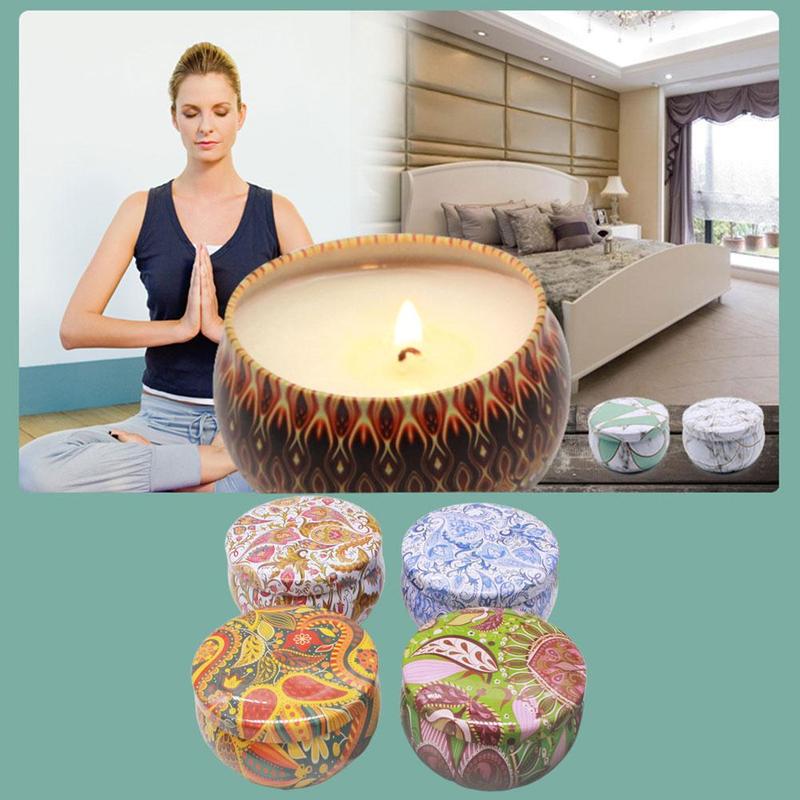 Inplate 4 Pcs inplate can fragrance candle natural soybean... – Vicedeal