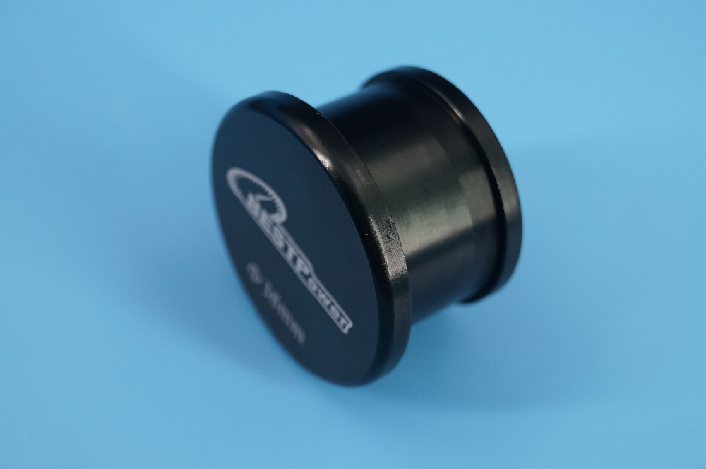 32mm legert aluminium bov blindplugg slange spunnet dumpventil alle størrelser sort