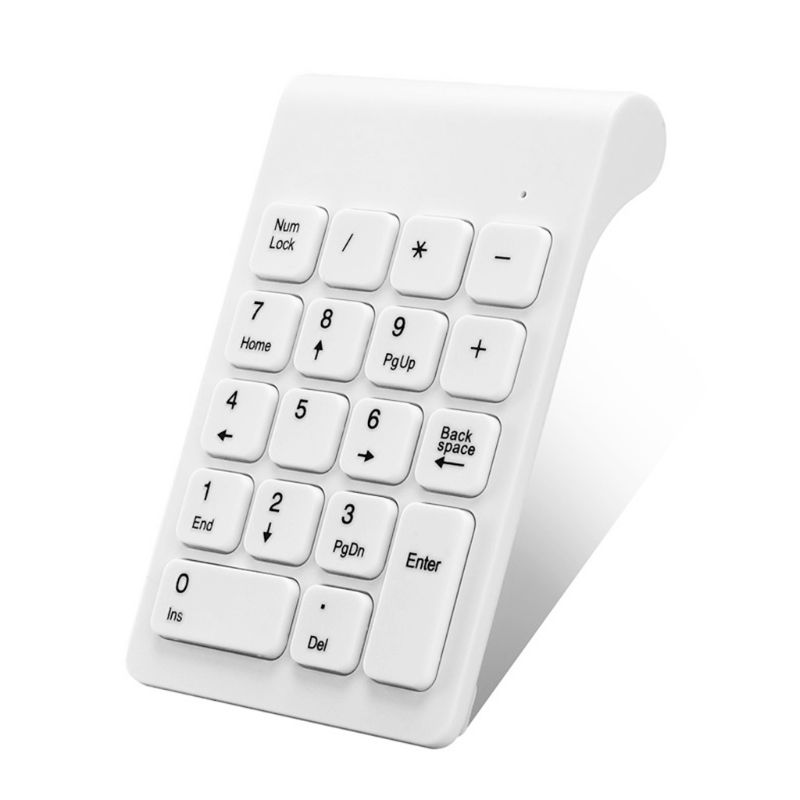 Archuu 2,4 GHz Draadloze Toetsenbordmuisenset, Draadloze Numerieke Toetsenbordmuisenset 22 Toetsen Draagbaar Numeriek Toetsenblok En 1200 Dpi Muiscombinatie Met Nano Ontvanger Voor Laptop Desktopcomputer Pc