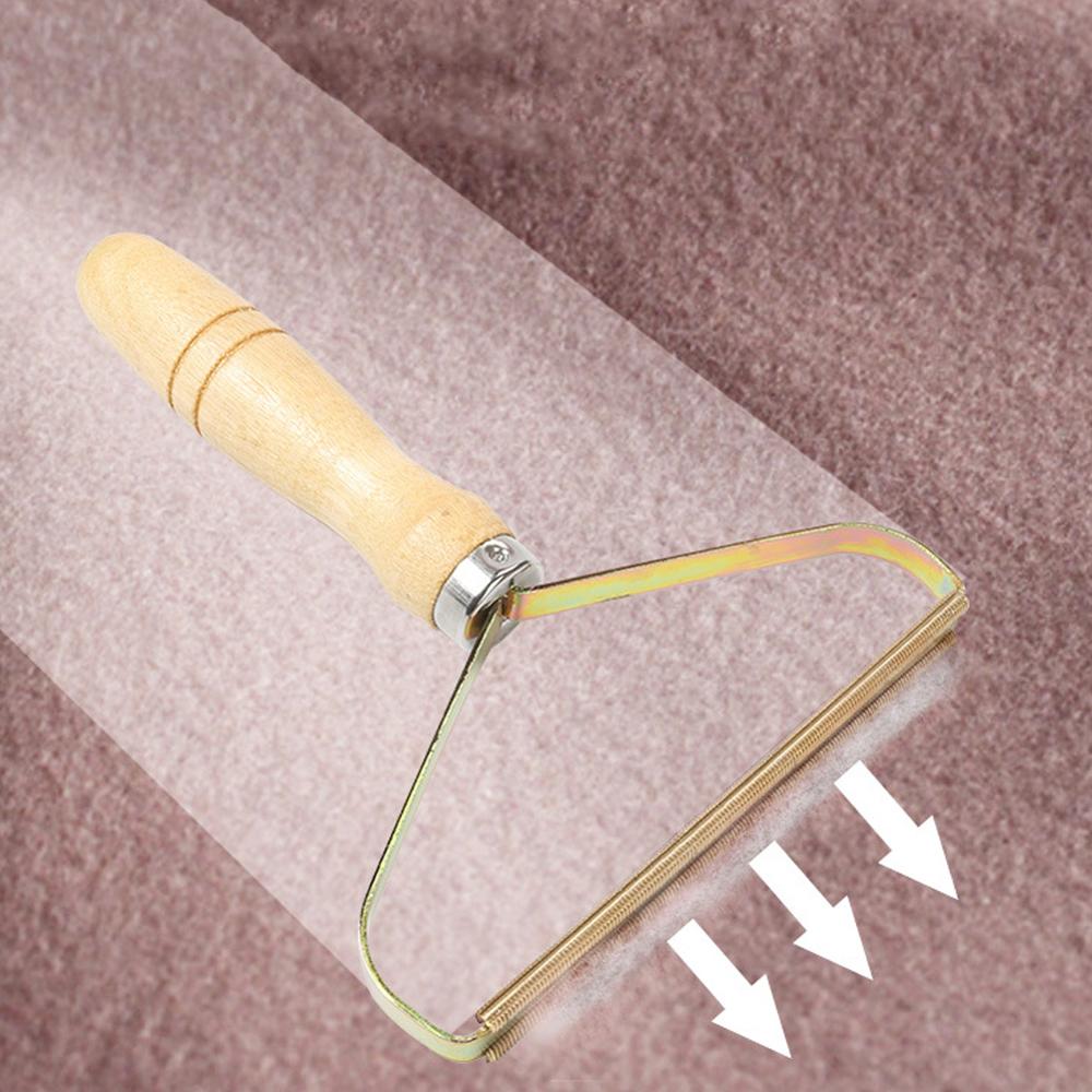 Portable Lint Remover Clothes Fuzz Fabric Shaver Brush Tool Power-Free Fluff Removing Roller for Sweater Woven Coat