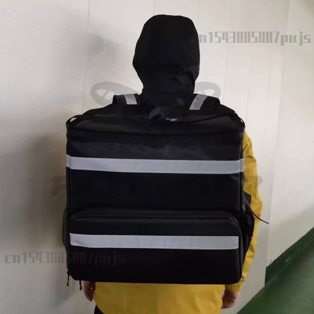 Pizza Backpack Expandable for Carry or Cold Food Lightweight with Reflective Strip Food Backpack Insulated