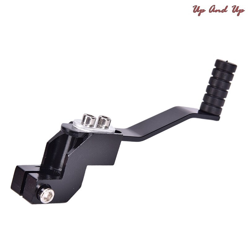 1pc Folding Aluminum Gear Shift Lever Gear Shift Lever Bikes Gear Lever: Black