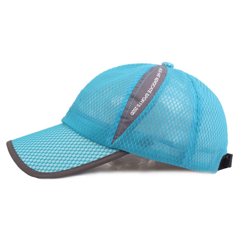 Sommar solskyddsmedel basebollkeps andas mesh hatt para hombre män keps sport hattar kvinna motorhuv snabbtorkande platt topp kepsar unisex