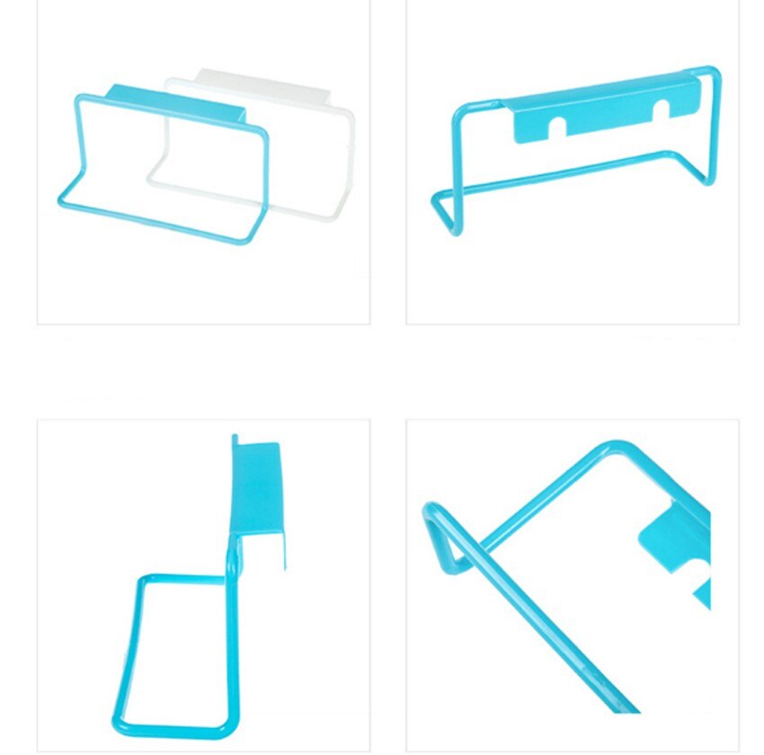 Over Deur Thee Handdoek Houder Rack Keuken Kast Bar Haak Badkamer Doek Hanger Multi-Functionele Keuken Lade Haak Houder