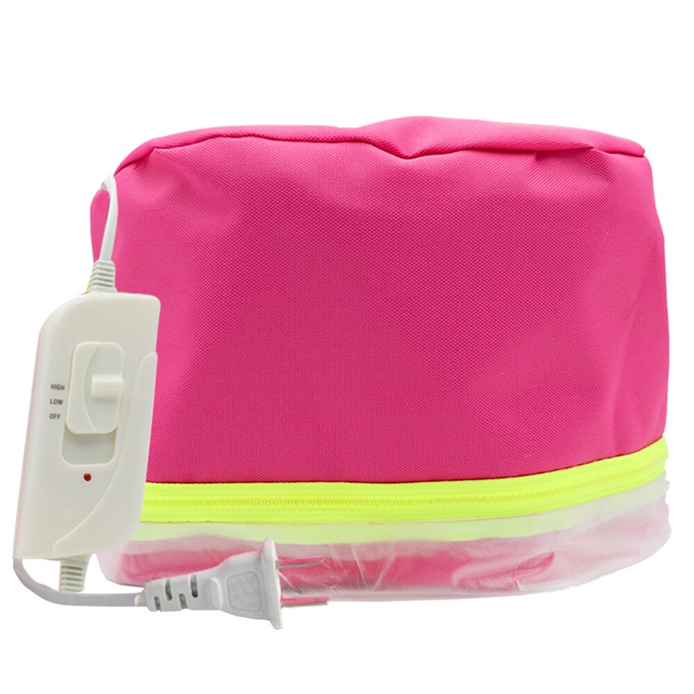 Three Gears Heating Cap Set For Spa PU Deep Conditioning Steamer Portable Spa Salon Hair Styling Heating Cap Set Nourishing