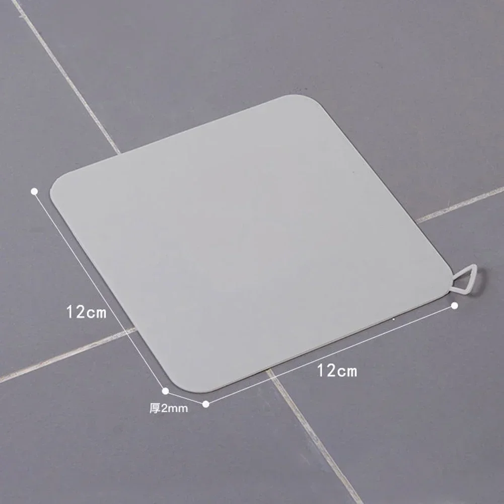 Silicone Floor Drain Anti-smell Cover Sewer Sink Smell Removal Sealing Drain Cover Kitchen Bathroom Home Insect-proof Seal Cover: Orange