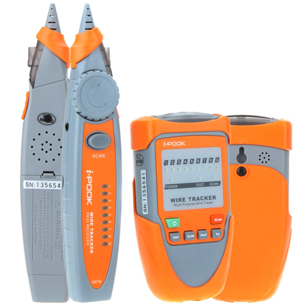 Original PK65H Multi-purpose Wire Tracker Cable Tester w/ Adjustable Sensitivity PK23 Receiver with LED Display