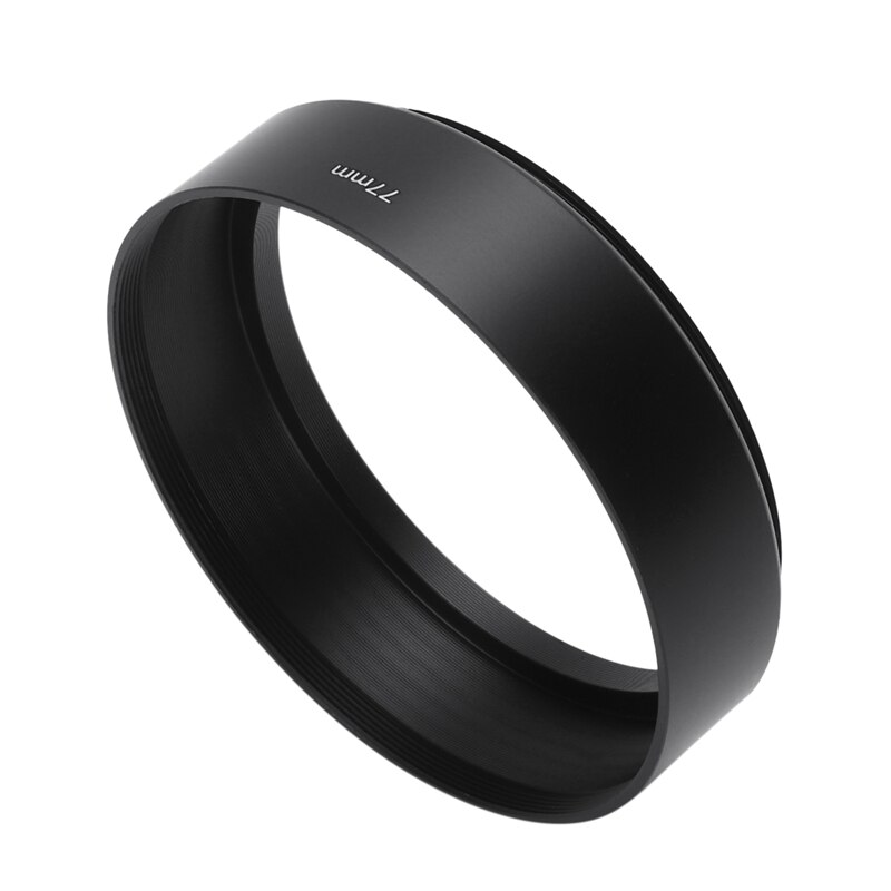 2 uds accesorios de cámara: 1 Uds 1 Uds. Tornillo de montaje 77mm Hood & 1 Uds herramienta de limpieza de goma soplador de aire y polvo Ball