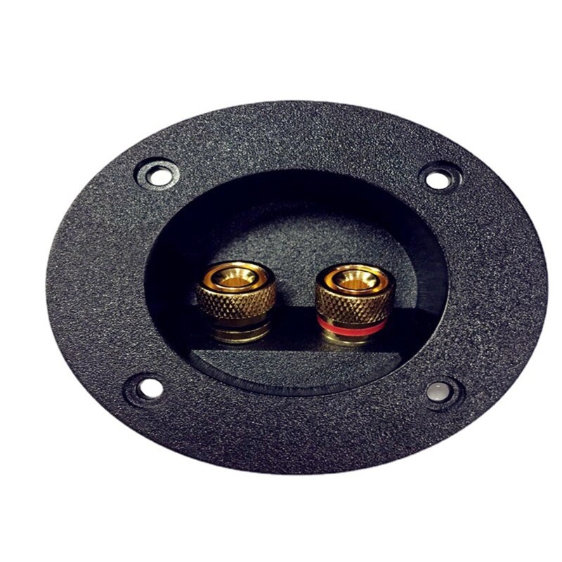 2-Way Speaker Box Terminal Binding Post Rear Back Panel Wiring Terminal Durable