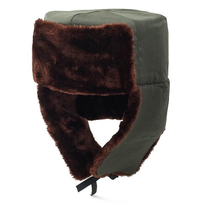 Ushanka Trapper Hoed Ski Hoed voor Mannen Vrouwen Winddicht Aviator Pilot Bomber Hoed Jacht Cap Russische Hoeden met Gezicht die bedekken,Blauw,L(55~61cm