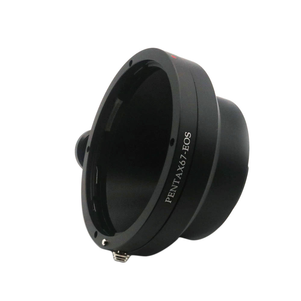 Anillo adaptador de montaje Pentax67-EOS para cámara, accesorio para Pentax 67 67II 6x7 series PK67, lente de formato medio a Canon EOS EF