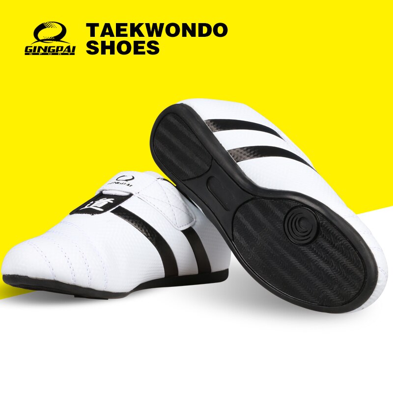 Chaussures de Taekwondo pour enfants et adultes, , WTF avec cuir PU, respirant, résistant à l&#39;usure, baskets de sport de karaté