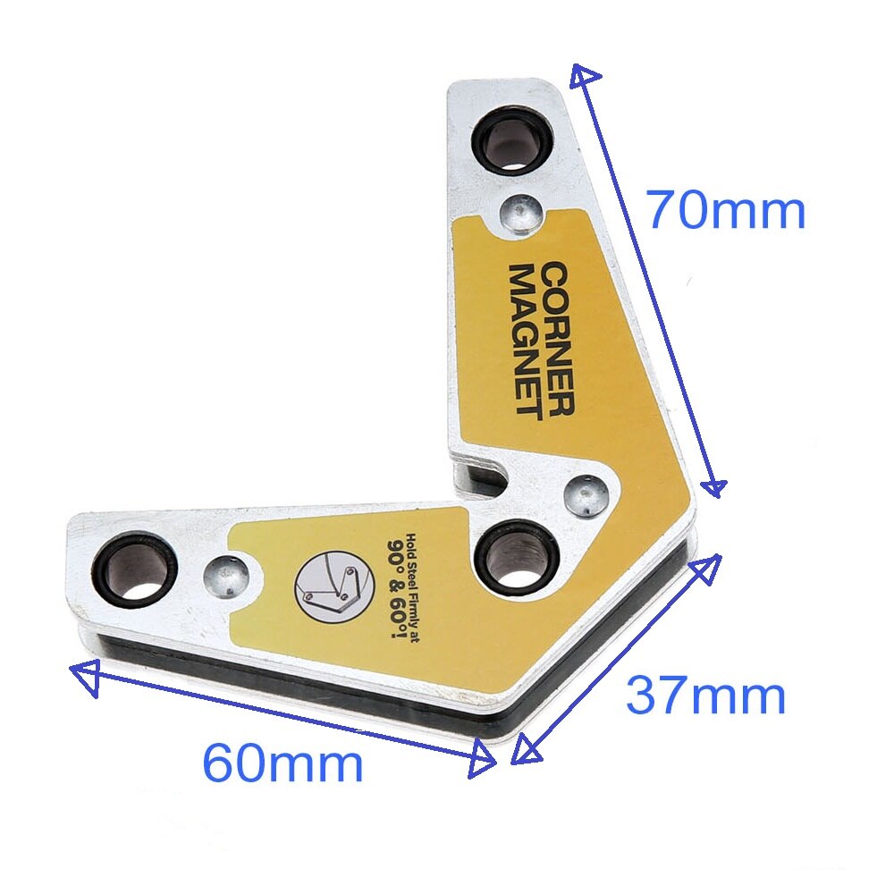 2Pcs Strong Welding Corner Magnet Holder Industrial Internal &amp; External Right Angle Fixator 60 90 Angle Neodymium Magnetic Clamp