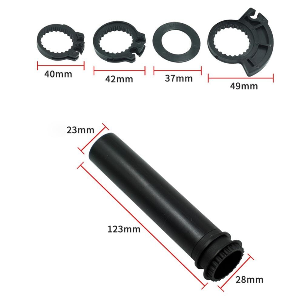 Universal 22mm motorcykel plastik twist gashåndtag knallert scooter snavs cykel 7/8 &quot; styrets accelerator drejer greb